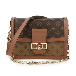Louis Vuitton Monogram Dauphine Shoulder Bag Brown
